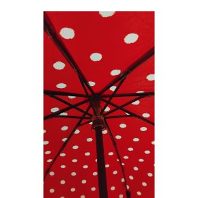 Doppler Knirps T200 medium duomatic dot art red